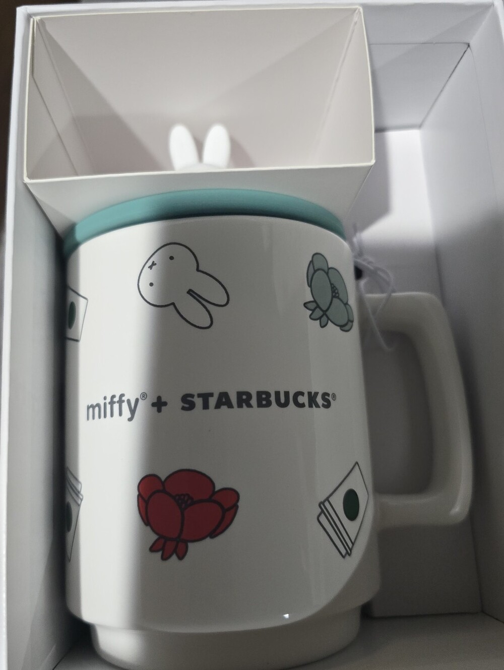 Starbucks Miffy Ceramic Mug Nwt - Picture 2 of 4